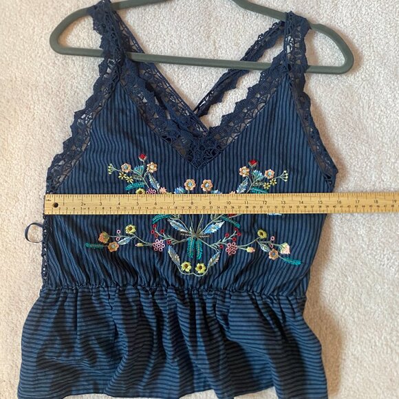 DRA Los Angeles NEW Blue Top 100% Cotton SIZE M - Picture 4 of 10